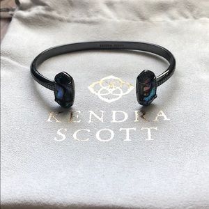 Kendra Scott Elton in Gunmetal/abalone